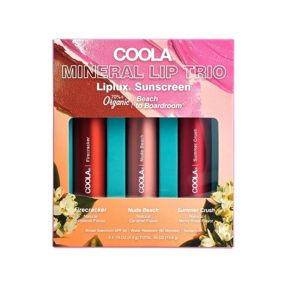 COOLA Organic Tinted Lip Balm & Mineral Sunscreen with SPF 30, Vegan, 0.15 Oz - Picture 1 of 4